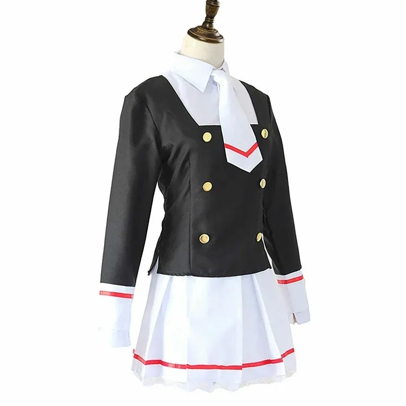 Magische Karte Mädchen Sakura Cos Kleidung Vielzahl Matrosenanzug Schuluniform Kinomoto Weibliche Sakura Cosplay frauen Uniform