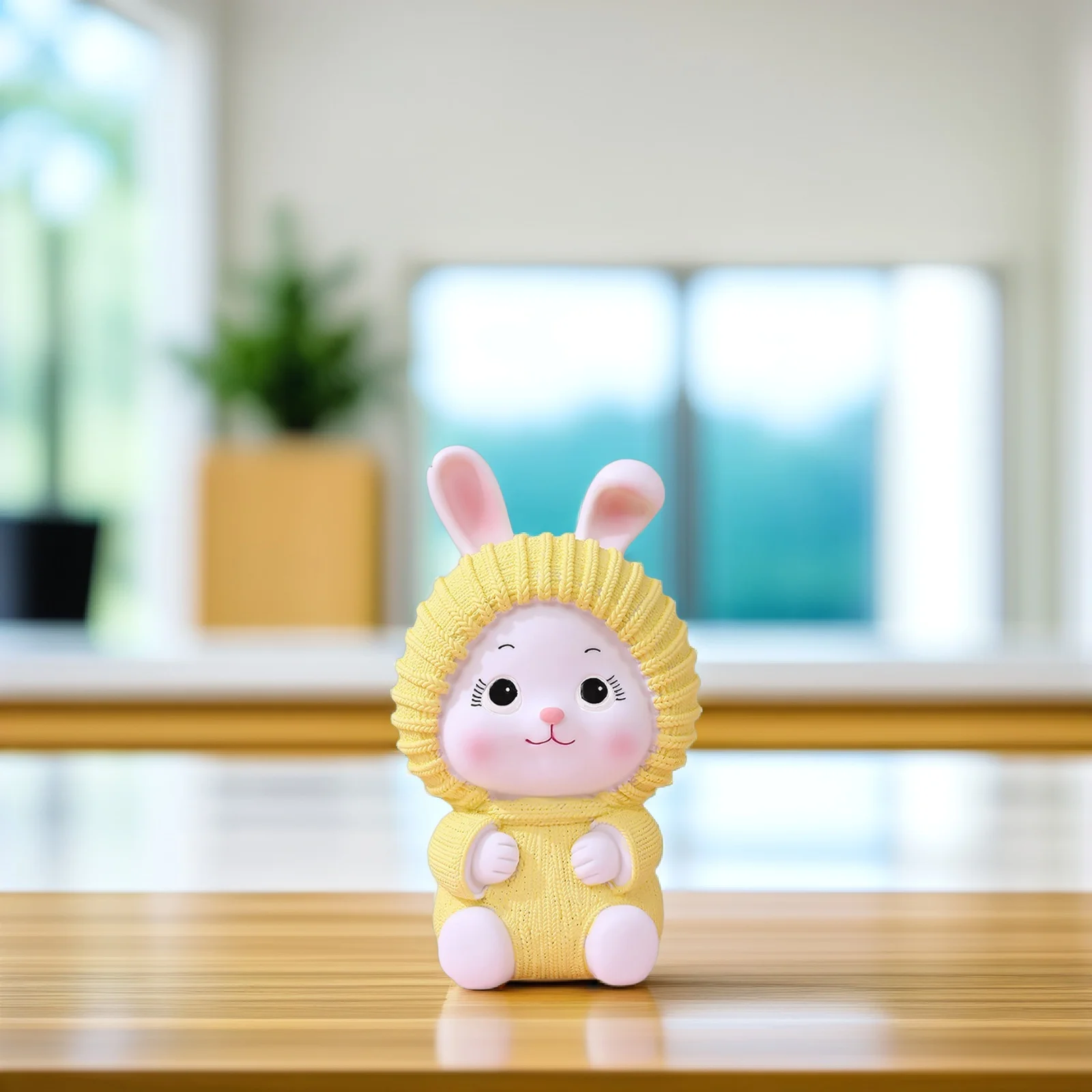 Vinyl Bunny Spaarpot Creatieve Muntautomaat Decoratieve Spaarpot Mooie Spaarpot voor Cadeau Vinyl Spaarpot Bunny-vormige Geldpot