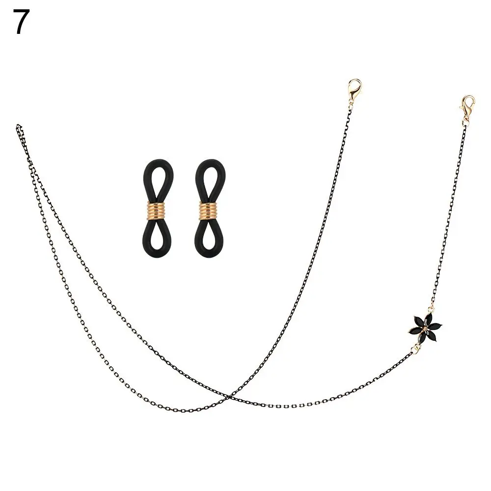 Neue Mode Frauen Brillen Kette Hohl Stern Perle Perlen Sonnenbrille Lesebrille Lanyard Brillen Halter Neck Strap Seil