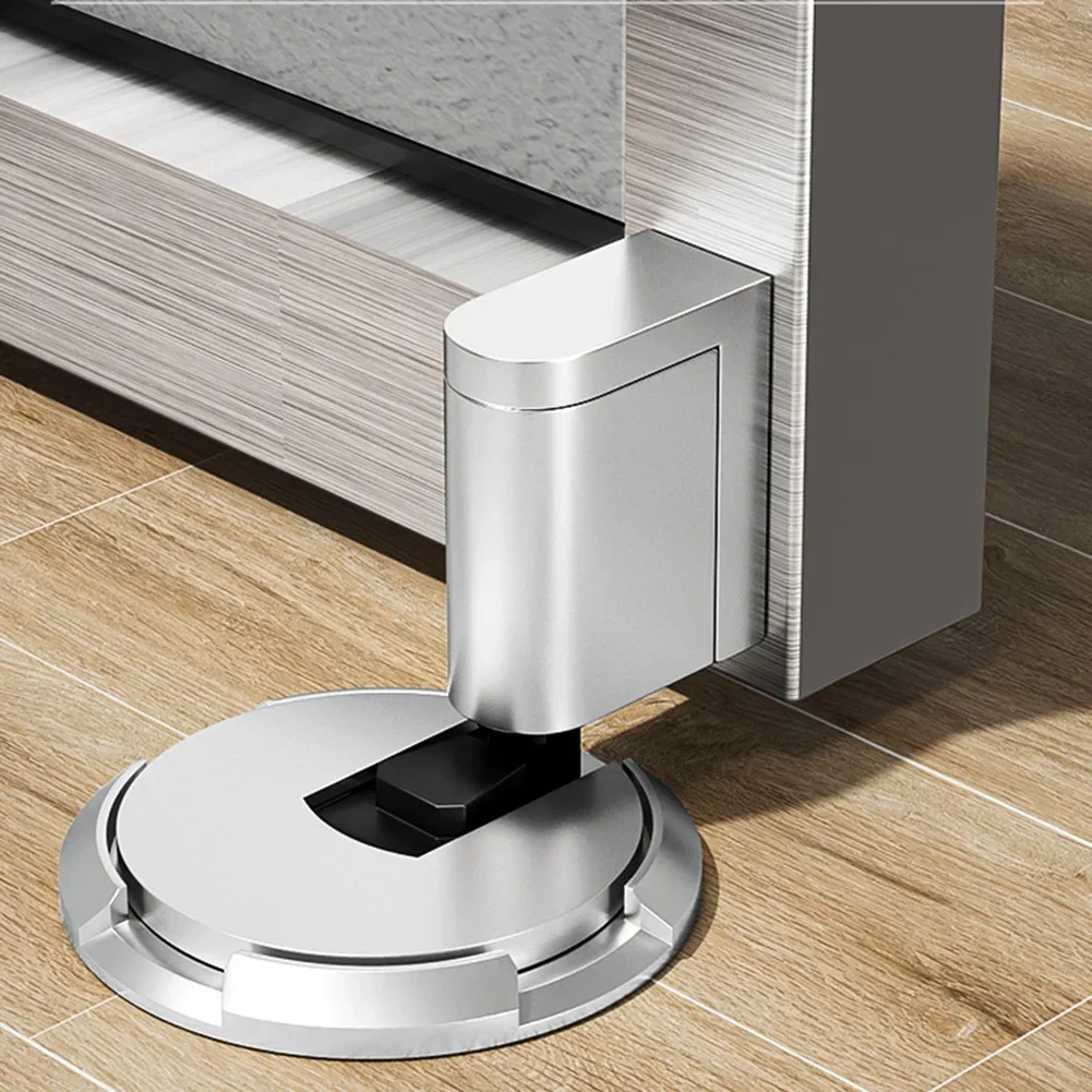 

Magnetic Door Stopper Stainless Steel Punch-free Door Stop Windproof Anti Collision Door Stopper Household Door Hardware