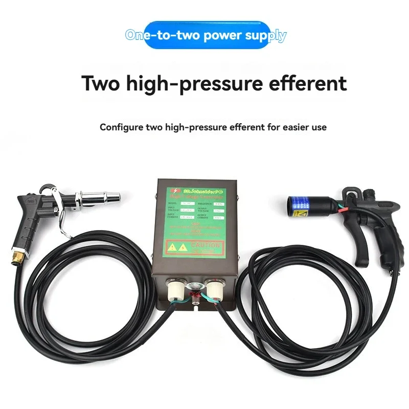 1PC Static Ion Air Gun Industrial Dust Removal Static Eliminator Handheld Electrostatic Blow Dust High-pressure Air Gun Nozzle