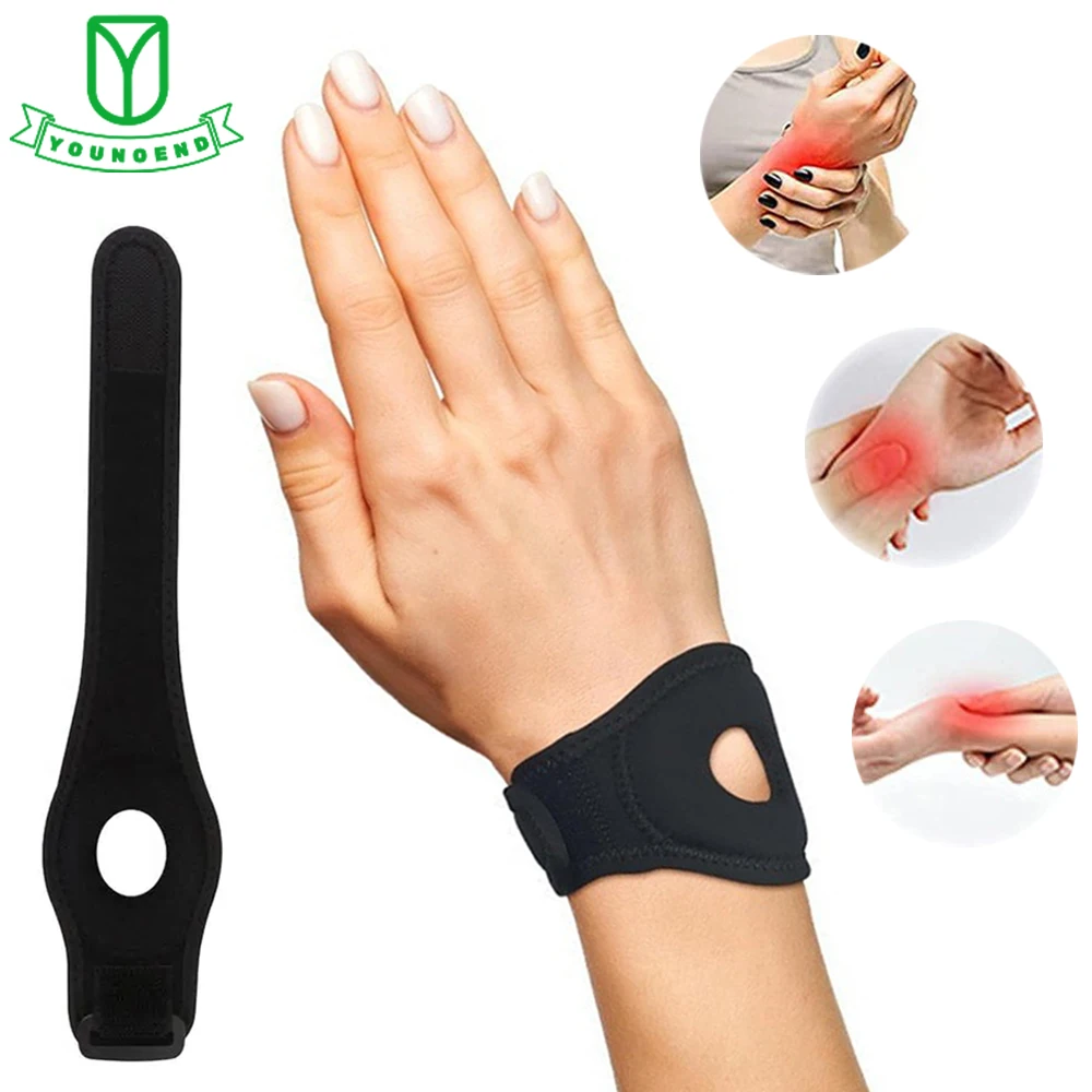 

1Pc Sport Wrist Brace Band with Ring Pad for TFCC Tears, Wrist Pain, DRUJ Instability,Wrist Injury Support for Right & Left Hand