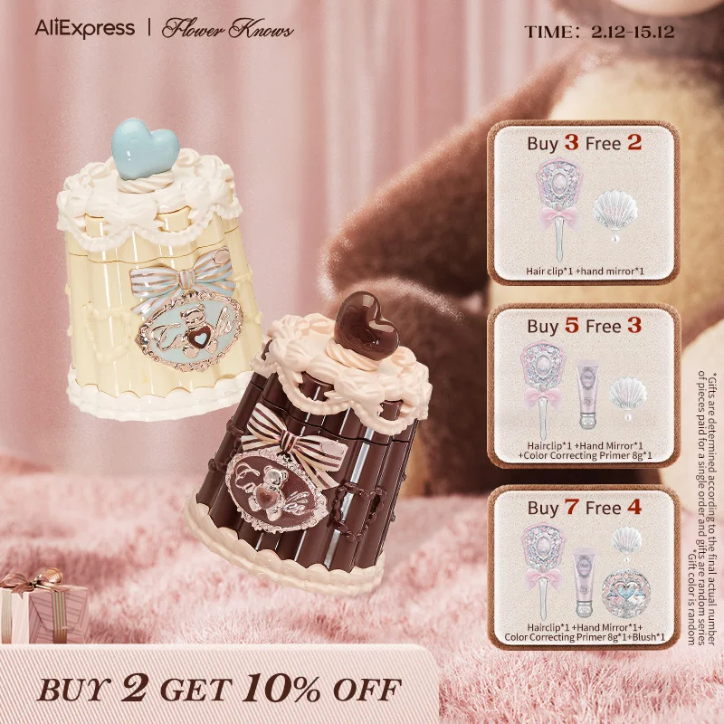 【新商品】フラワーノーズ スウィーティーベアコレクション コーティングリップジェリー