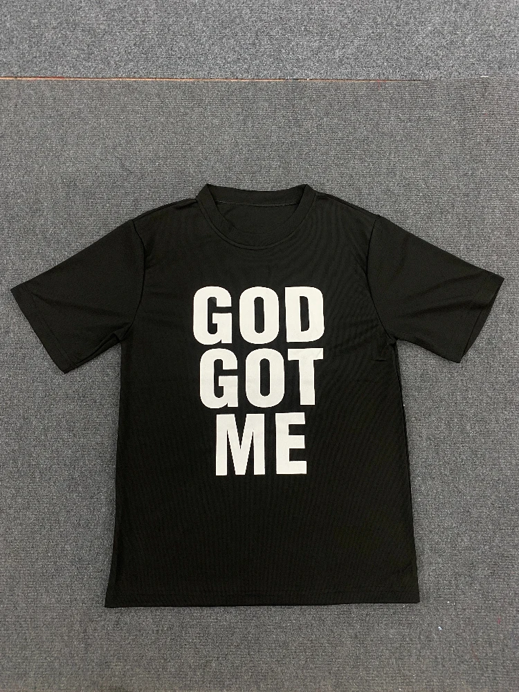 

Summer Monogram Printed Casual Loose Short Sleeve Top Street Fashion Aesthetic Retro Women's T-Shirt Y2k Clothing