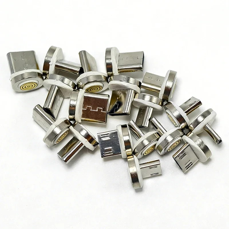 1/5/10PCS 12th Generation Magnetic Cable Plug Round Fast Charging Adapter Tips For Samsung Huawei Xiaomi Magnet Charger Plugs