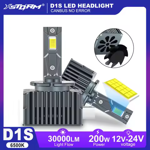 XSTORM 30000 LM 200W D1S LED Headlight D8S D2S D3S D4S LED Canbus Car Headlight D1R D2R D3R D4R D8R Light Bulbs for Car 6500K