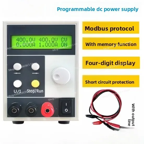 Precision Programmable DC Power Supply 1000V 0.3A Digital Adjustable Regulated Voltage for Lab Mobile Repair