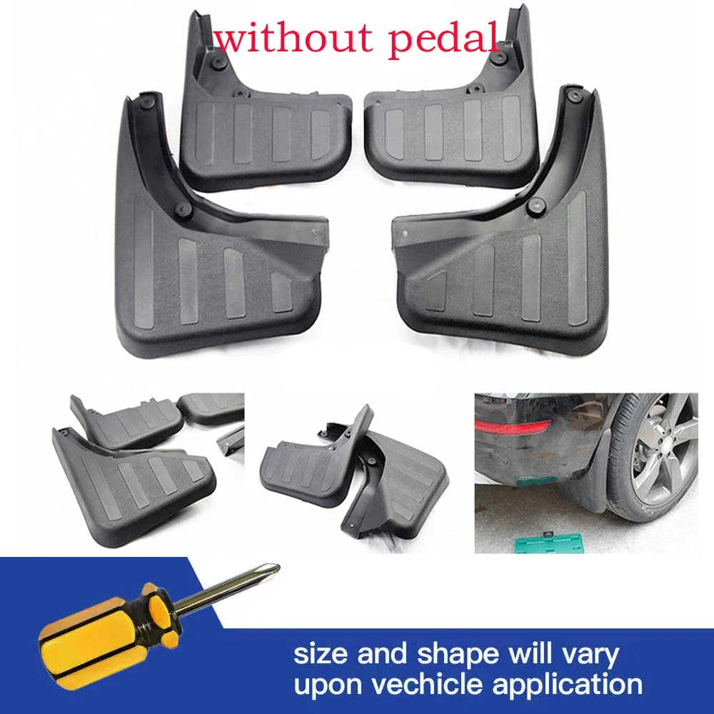 

4Pcs Mud Flaps Splash Guards Mudguards For Mercedes Benz GLK Class X204 Without Pedal 2008 2009 2010 2011 2012 2013 2014 2015