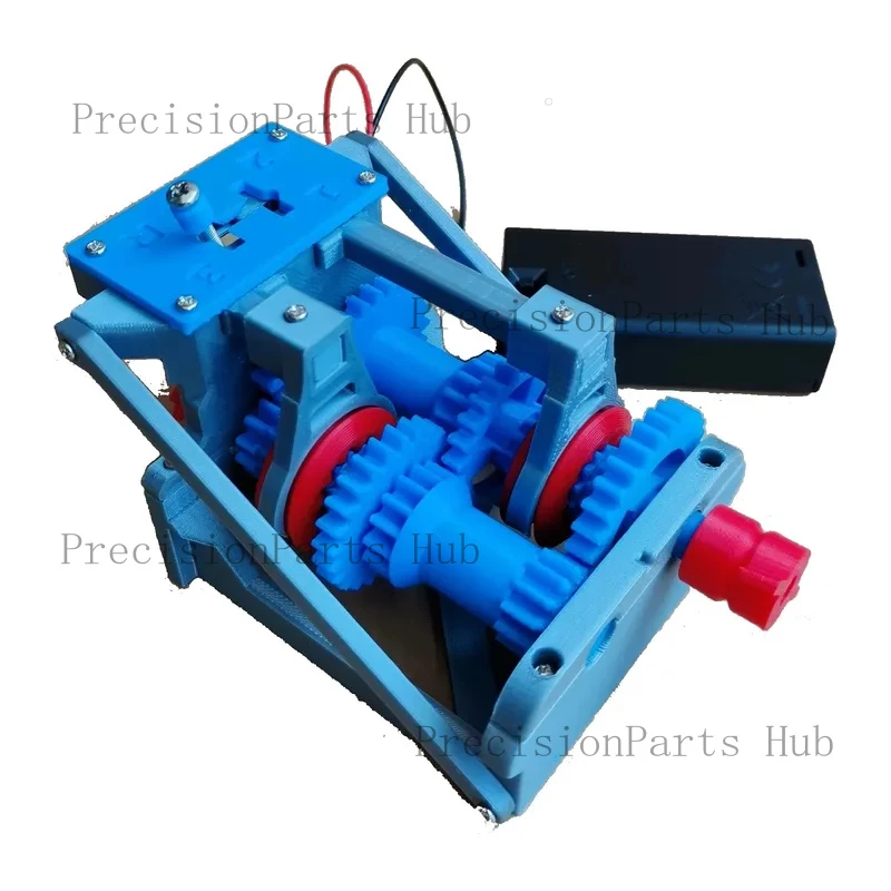 3D Printing To Produce A Simple Simulation Model Of A Four-Speed Transmission With A Three-Forward And One-Reverse Gearbox