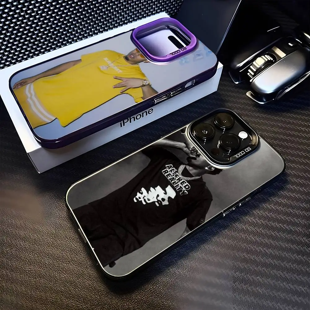 

Myke-Towers-Rapper Phone Case For iPhone 16,15,14,13,12,11,Mini,Pro,MAX Black Matte Shockproof Cover