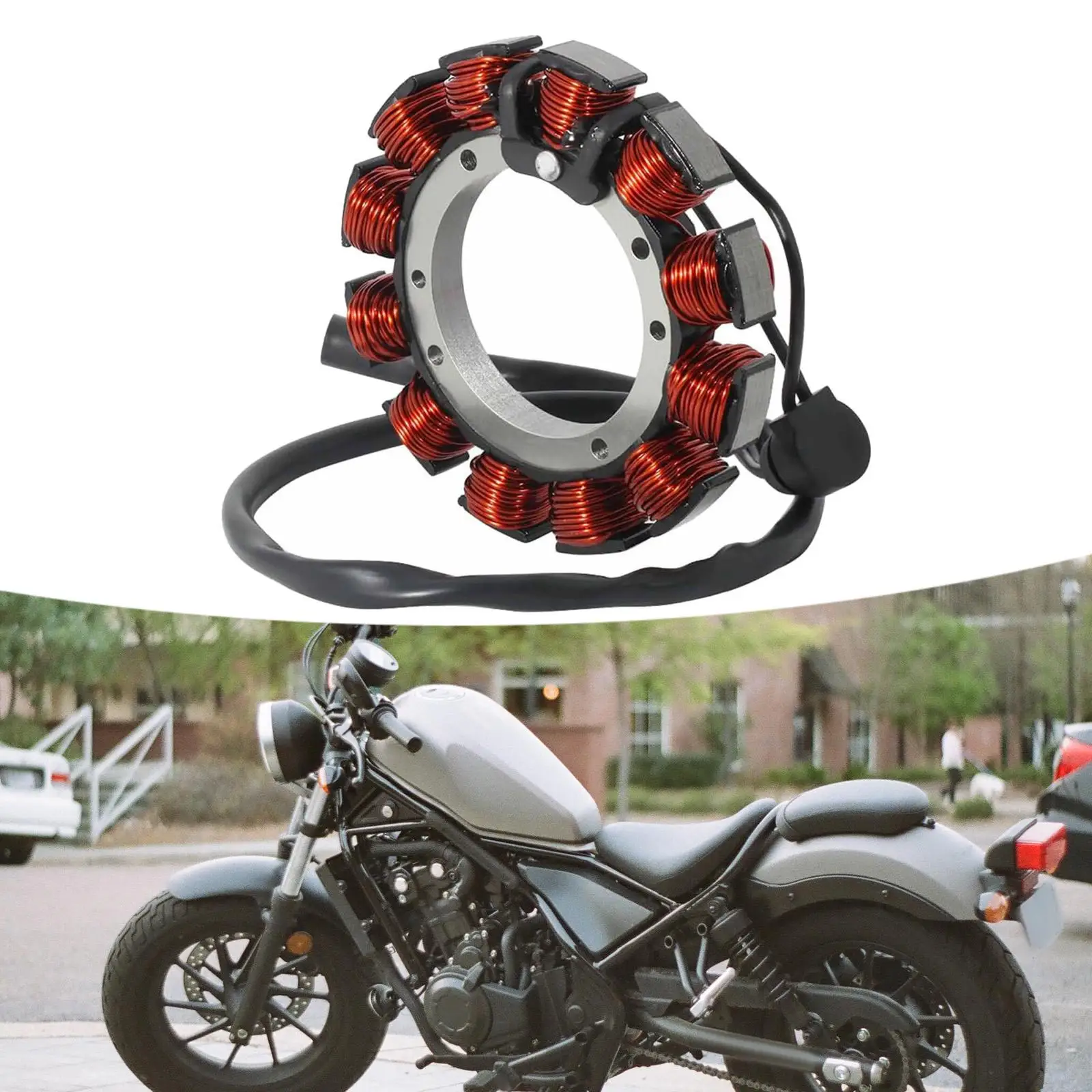 

Motorcycle Stator Coil Motorbike Accessory for Sportster 1200 Roadster XL1200R 1CLP 2004-2005