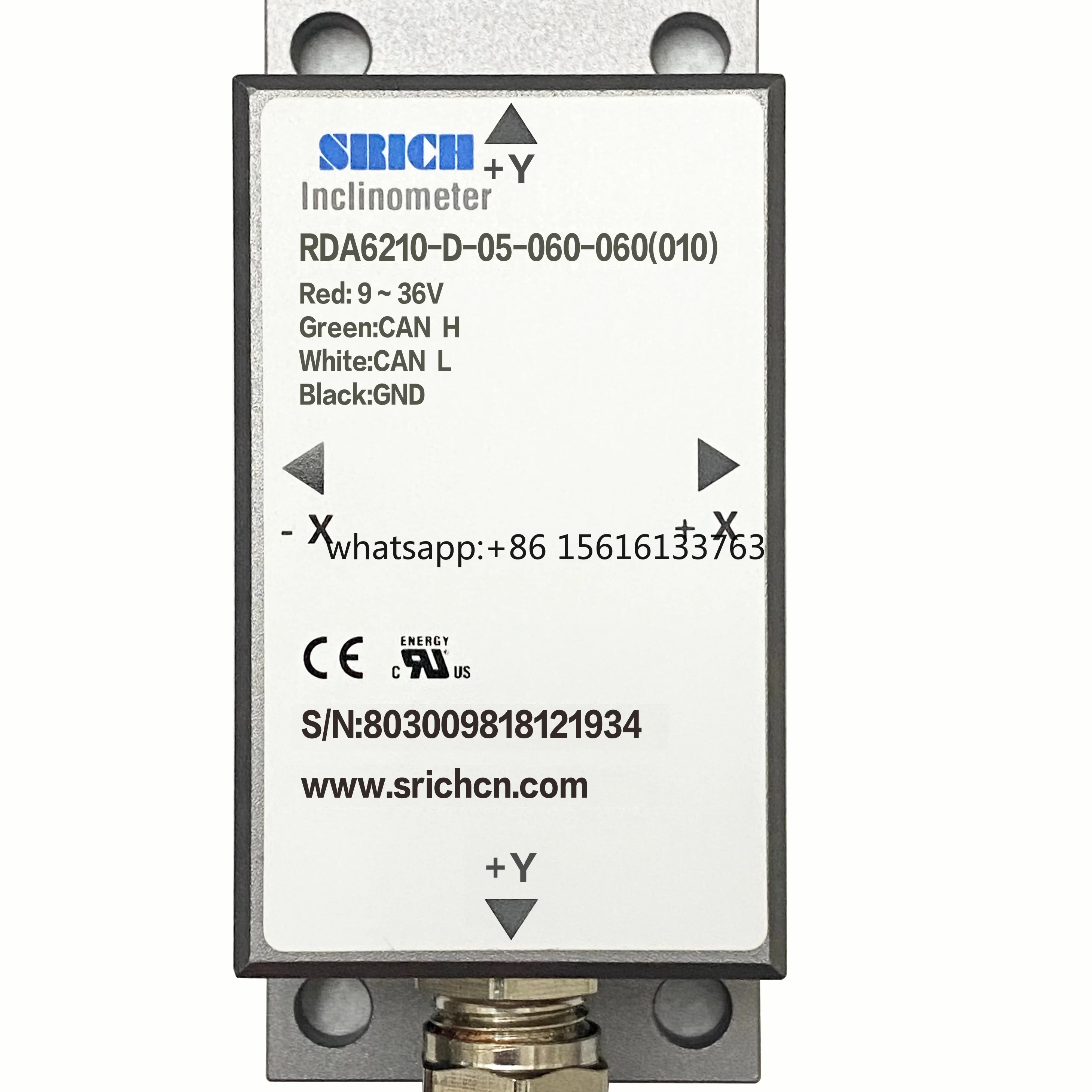 

RDA6200 Dual-axis inclination sensor