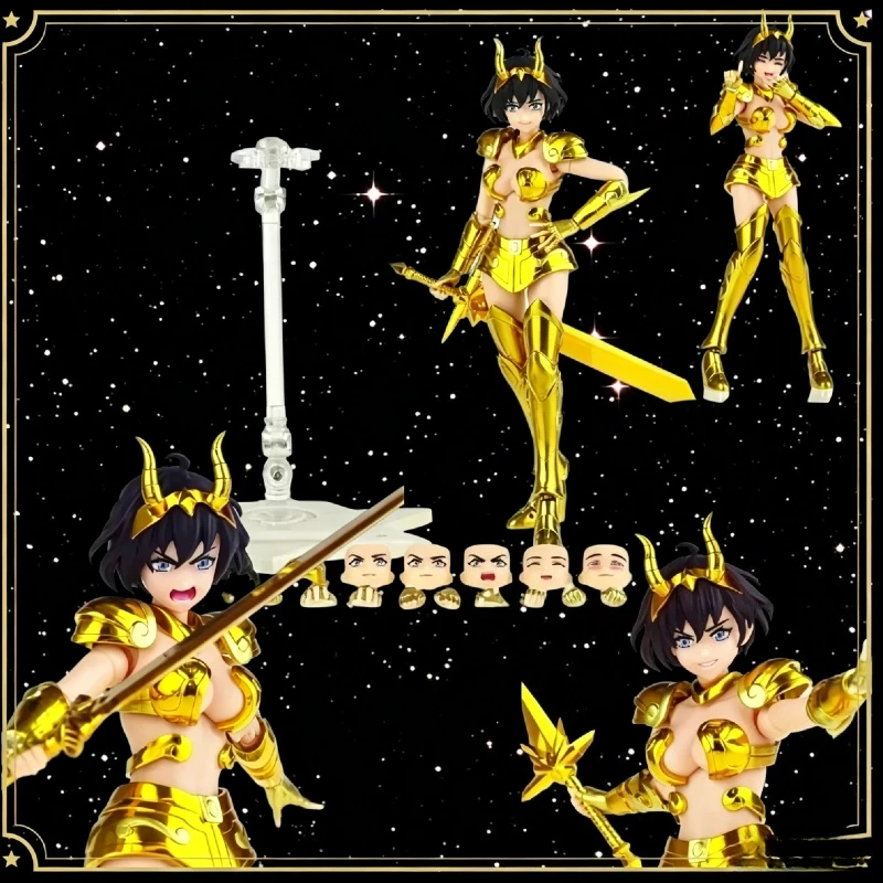 

【IN STOCK】Saint Seiya Myth Cloth EX Holy Contract Female Capricorn Andrea Knights of The Zodiac Action Figure