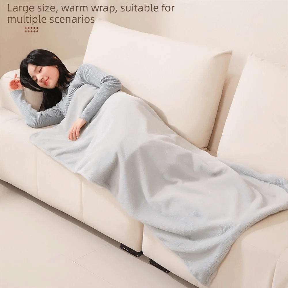 

Носимое одеяло с электрическим подогревом USB, моющееся портативное согревающееся шаль, 3 уровня нагрева, одеяло с подогревом для офиса/дома/кемпинга