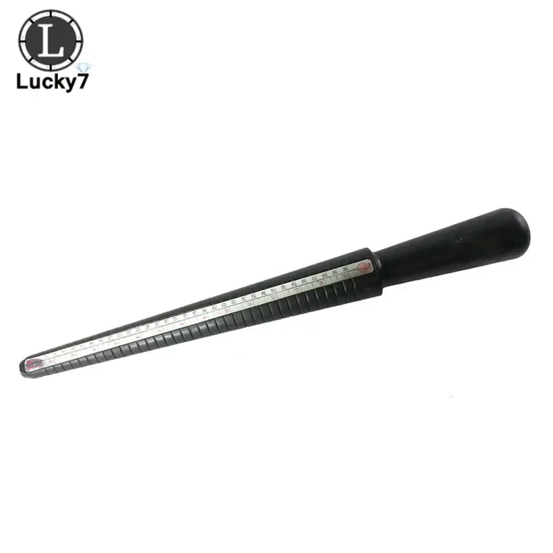 Multi-Purpose Professional Ring Sizer Measuring Tool Plastic Jewelry Mandrel Stick Finger Gauge for Ring Size Determination