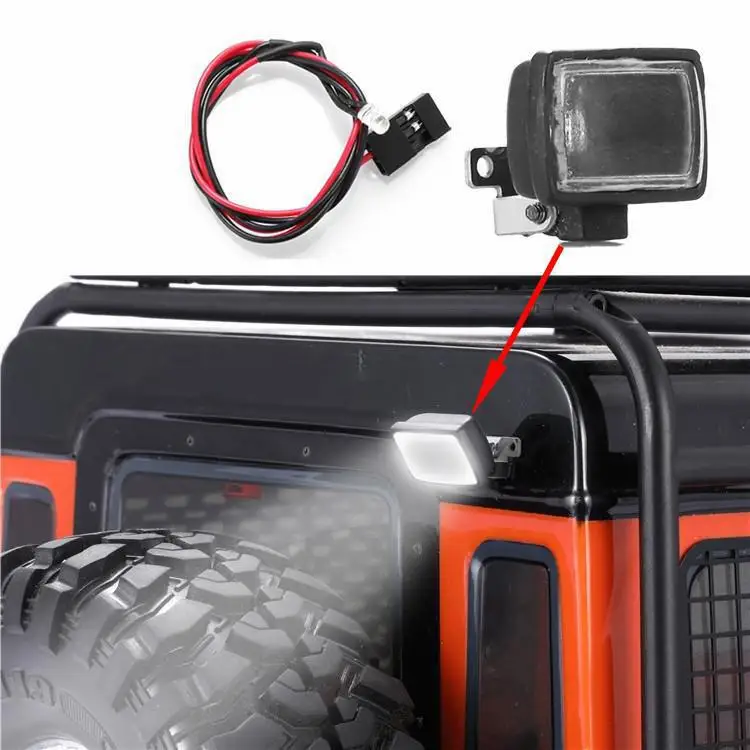 

Suitable for 1/10 simulation climbing car Trax AXIAL 90046 d90 d110 TRX-6 TRX4 Defender BRONCO Wrangler tail spotlight