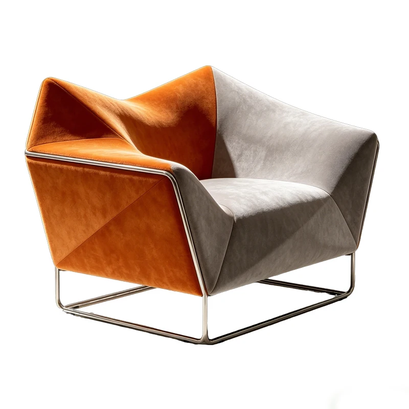 

Sofa can lie down and sleep, living room single, small balcony leisure chair personalized color matching origami sofa chair