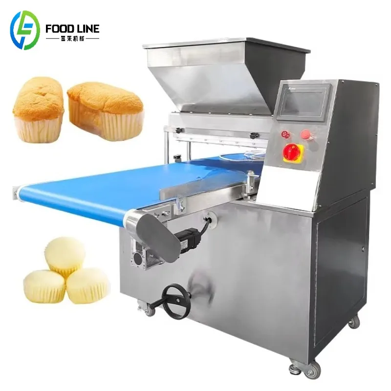 High Efficiency Cake Batter Filling Machine Automatic Cupcake Muffin Depositor Bakery Equipment Customized