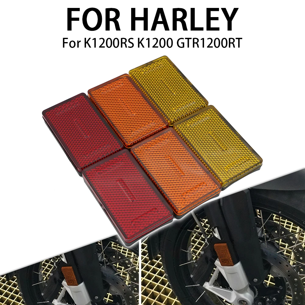 Motorcycle Fork Leg Reflector - ABS Plastic Reflectors Accessories Fit For BMW K1200RS K1200GTR K 1200 GT R1200RT R1200 GS R1200