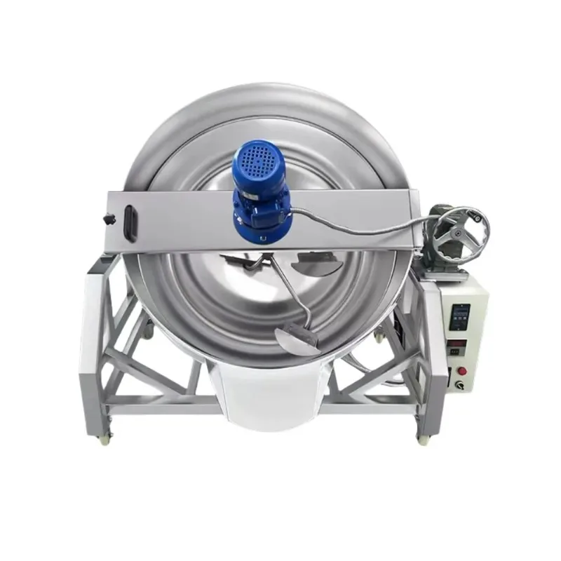 

Fully automatic commercial sandwich pot, stirring planetary frying machine