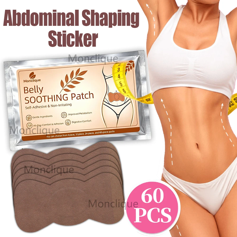 Natural Herbal Slimming Patch Abdomen Shaping Firming Breathable Non-woven Belly Button Patch Anti-cellulite Improve Metabolism