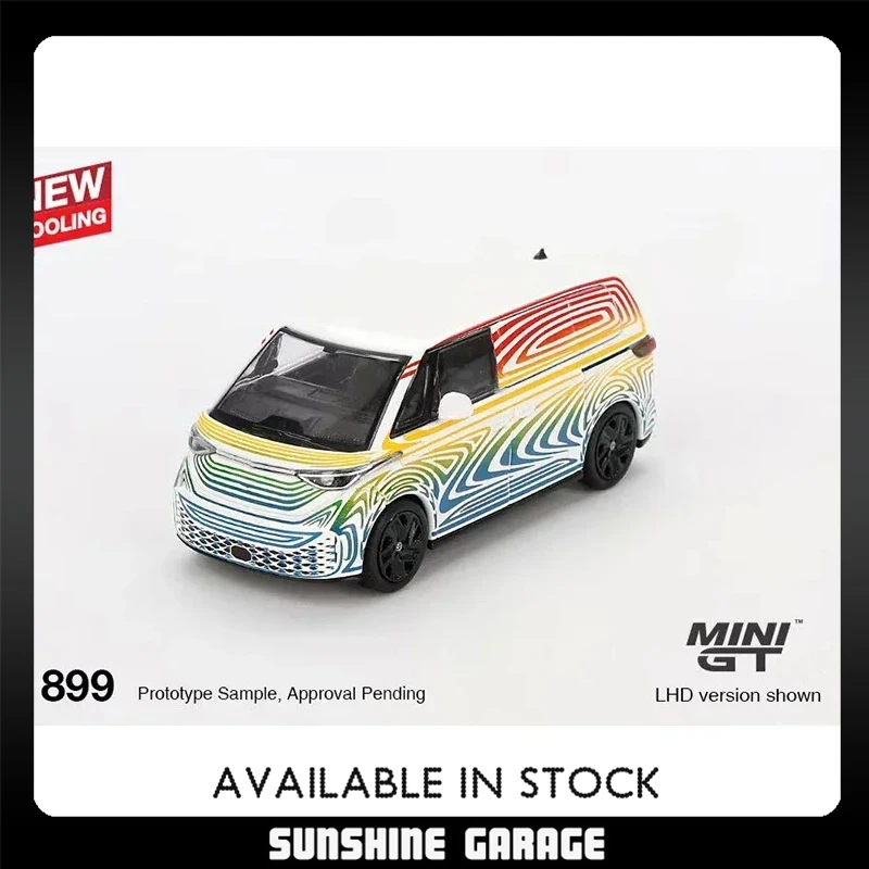 

MINIGT 899 *CHASE* 1:64 Volkswagen ID BUZZ Prototype Rainbow Diecast Model Collection Toys CHASE