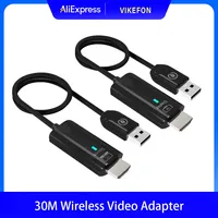 VIKEFON 30M 5.8G 1080P Wireless HDMI-Compatible Display Adapter Video Audio Transmitter Receiver Dongle For TV Box Projector PC