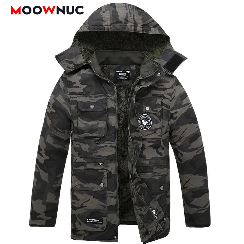 Male Water Men's Parkas Mens Clothes Coats 2022 New Packable Jacket Wind-Resistant Breathable Warm Outdoors Windbreakker MOOWNUC