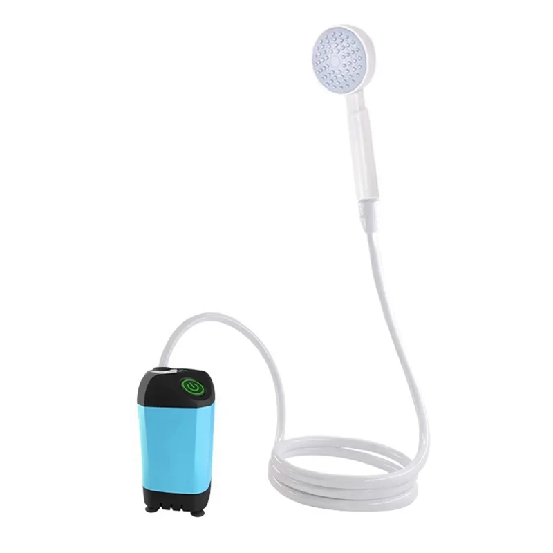 AB41-Blue 4800Mah Bathing Artifact Simple Electric Shower In Field Dormitory Rural Household Shower