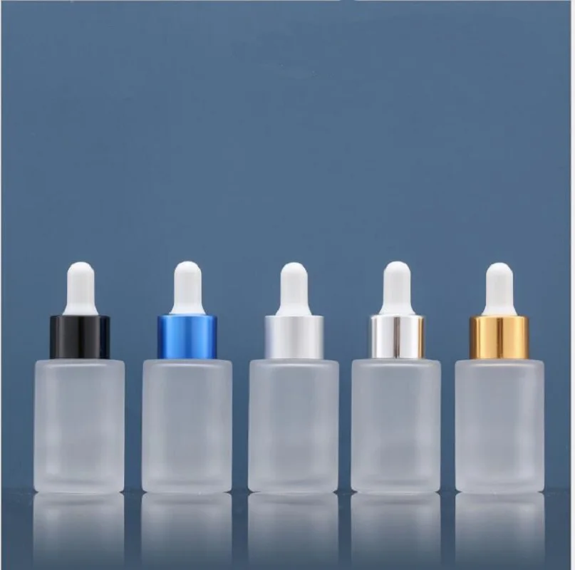 

30ml blue glass dropper bottle lotion emulsion essential oil serum liquid toner toilet water skin care cosmetic packing