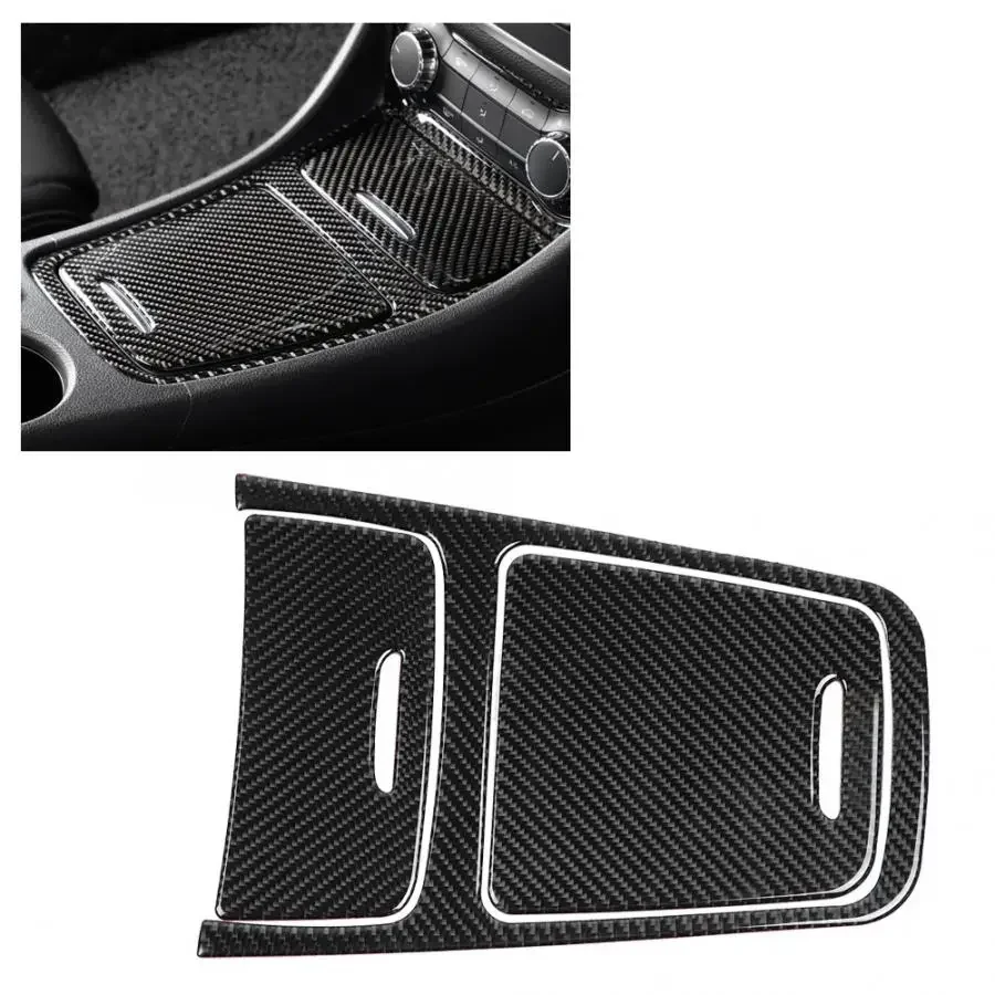 

Carbon Fiber Car Accessories Central Control Panel Cover Trim for Mercedes A Class CLA GLA 2013-2019 Console Panel Trim