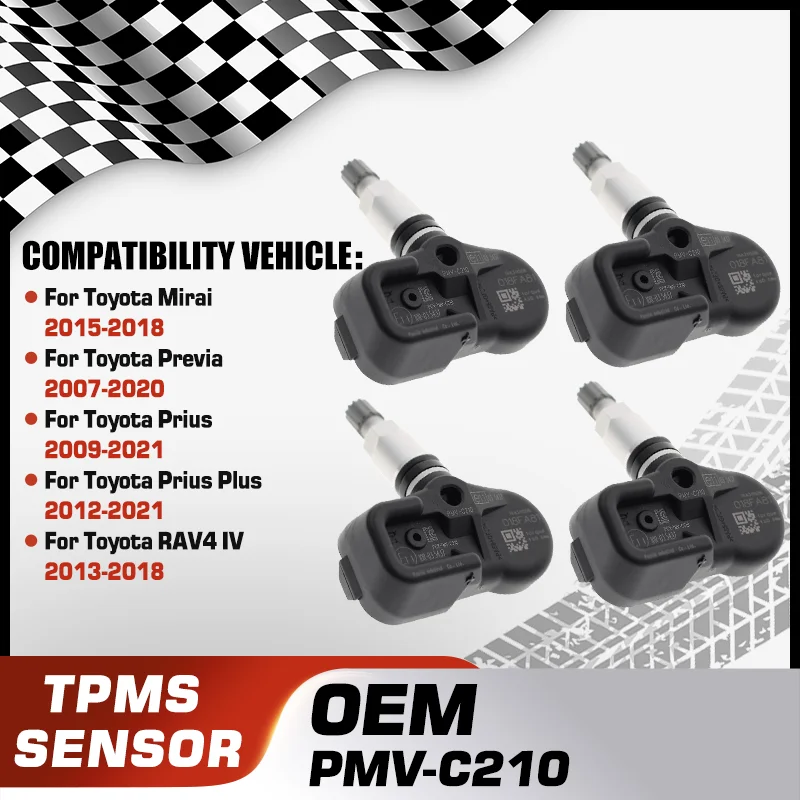 

For Toyota Mirai Toyota Previa Toyota Prius Toyota Prius Plus Toyota RAV4 IV Tire Pressure Monitoring System PMV-C210 4260730070