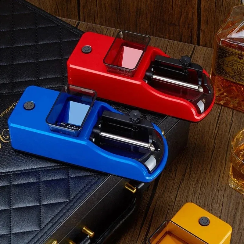 

High Power Type-C Charging Cable Electric Easy Cigarette Rolling Machine Plug Tobacco Winding Roller DIY Smoking Tool 6.5/8.0mm