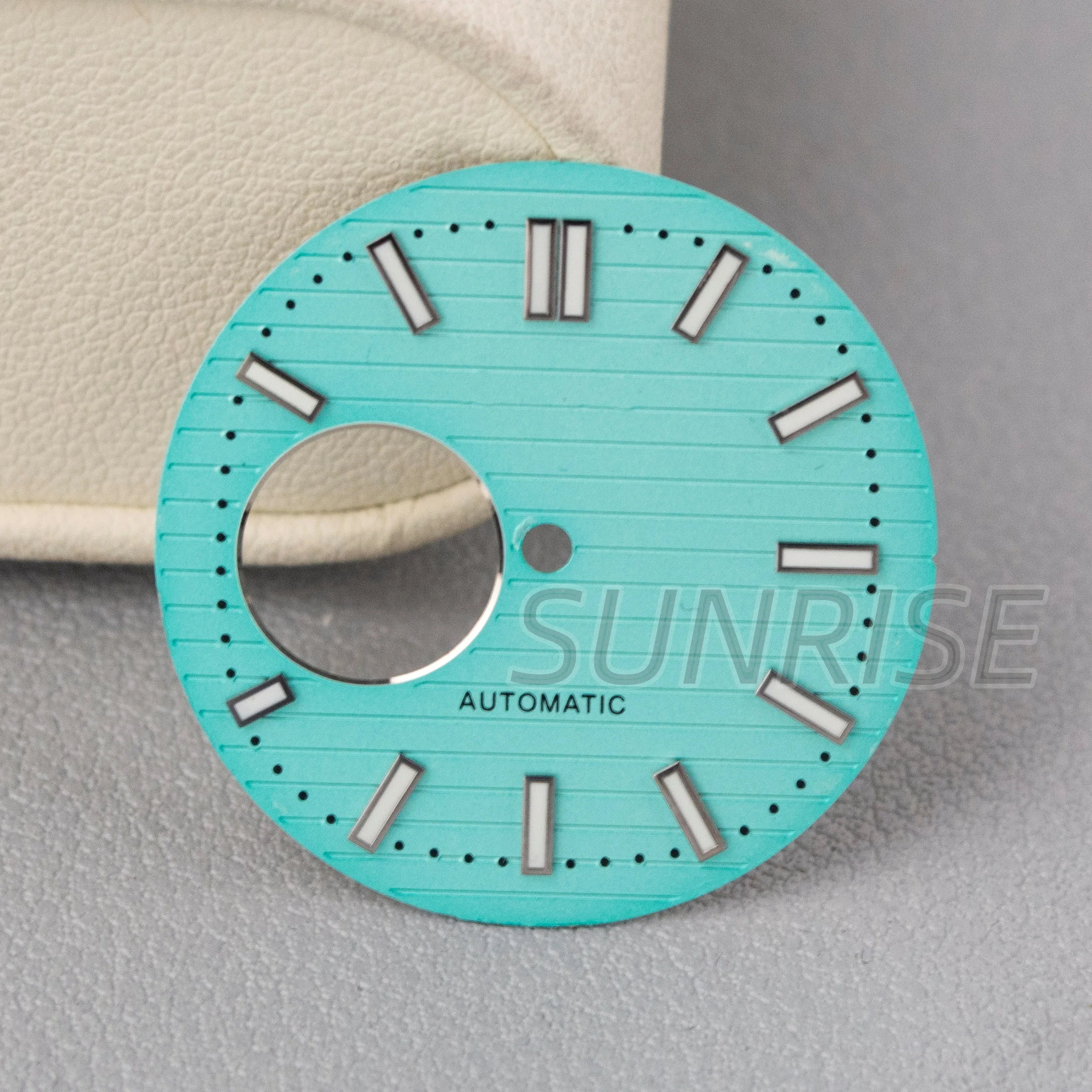 30.5 مللي متر NH35 الطلب الأيدي مفتوحة القلب الهاتفي نوتيلوس ساعة الطلب الوجه لحركة NH38 الرجال ساعة أجزاء ملحقات إصلاح استبدال #1