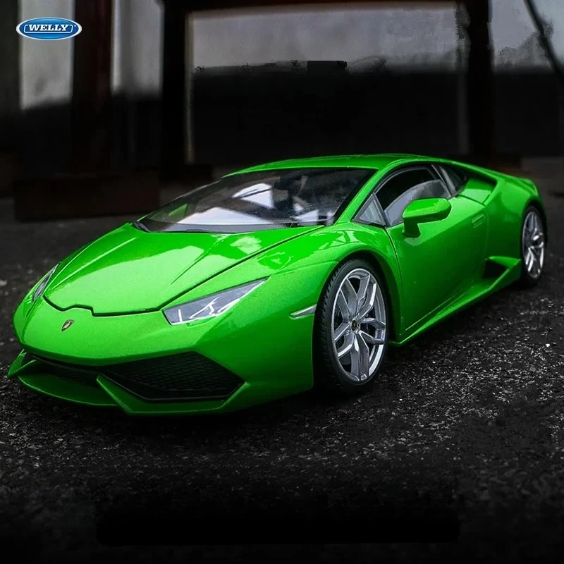 

WELLY 1:24 LP610-4 спортивный автомобиль, литой под давлением, имитация классического игрушечного автомобиля, модель автомобиля из металлического сплава для мальчиков, подарок B536