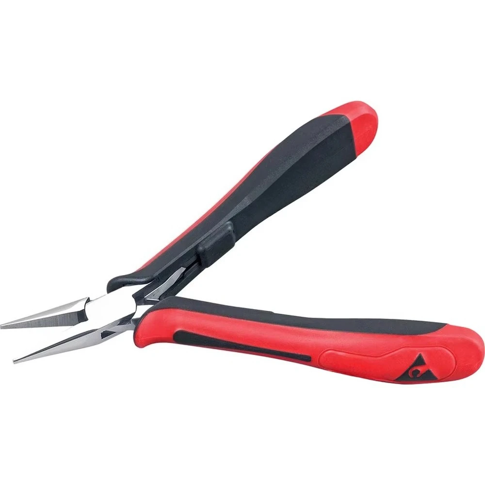 ESD Mini Pliers 130mm Half-Round Serrated Nose Carbon Steel Cutting Tool for DIY Fishing Pliers