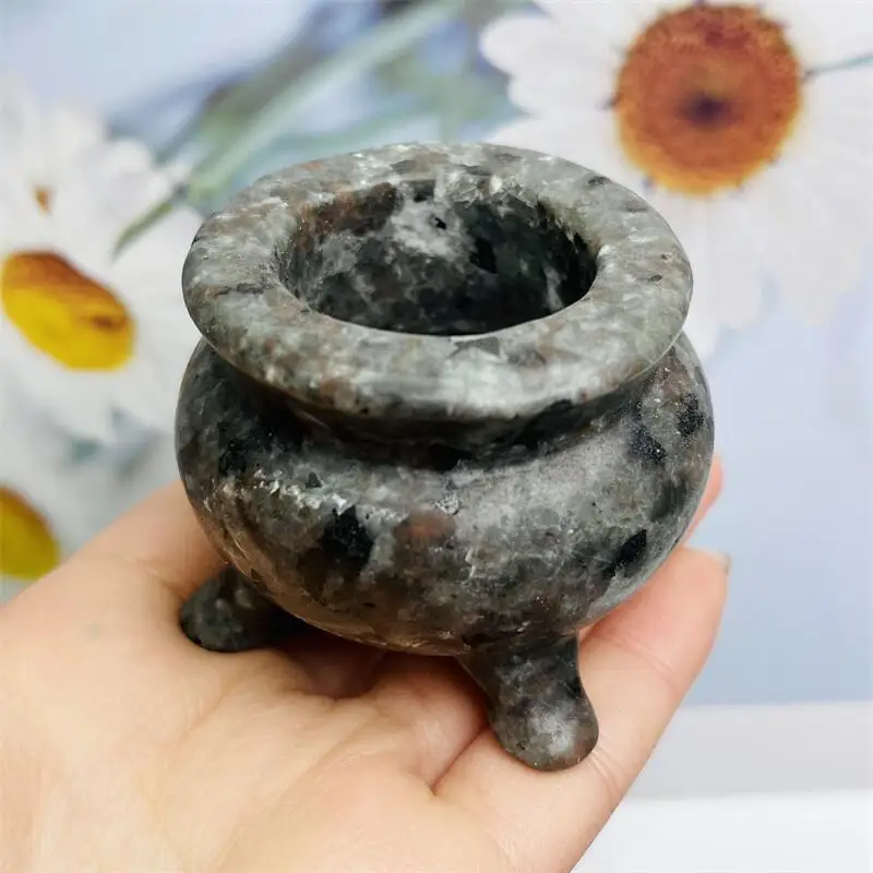 

Натуральный Йоперлит, горелка, подсвечник, резьба, целебный камень, резьба, ремесло, кристалл для домашнего декора, подарок для медитации, 1 шт.