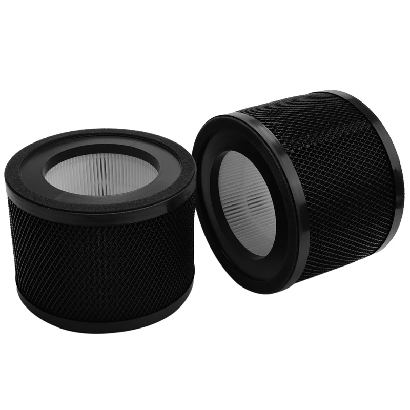 2-Pack เปลี่ยน TRUE HEPA Filters สําหรับ Taotronics TT-AP001 และ VAVA VA-EE014 เครื่องฟอกอากาศ