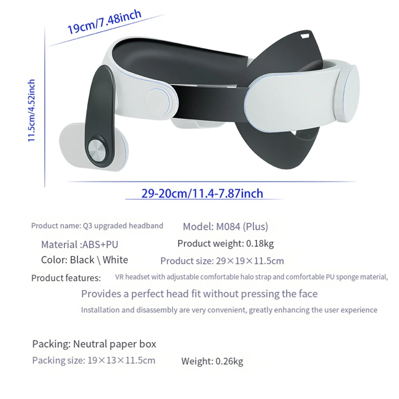 VR สายรัดศีรษะสำหรับ meta Oculus Quest 3, เปลี่ยนฟองน้ำสวมศีรษะสวมใส่สบายหูฟังอุปกรณ์ VR