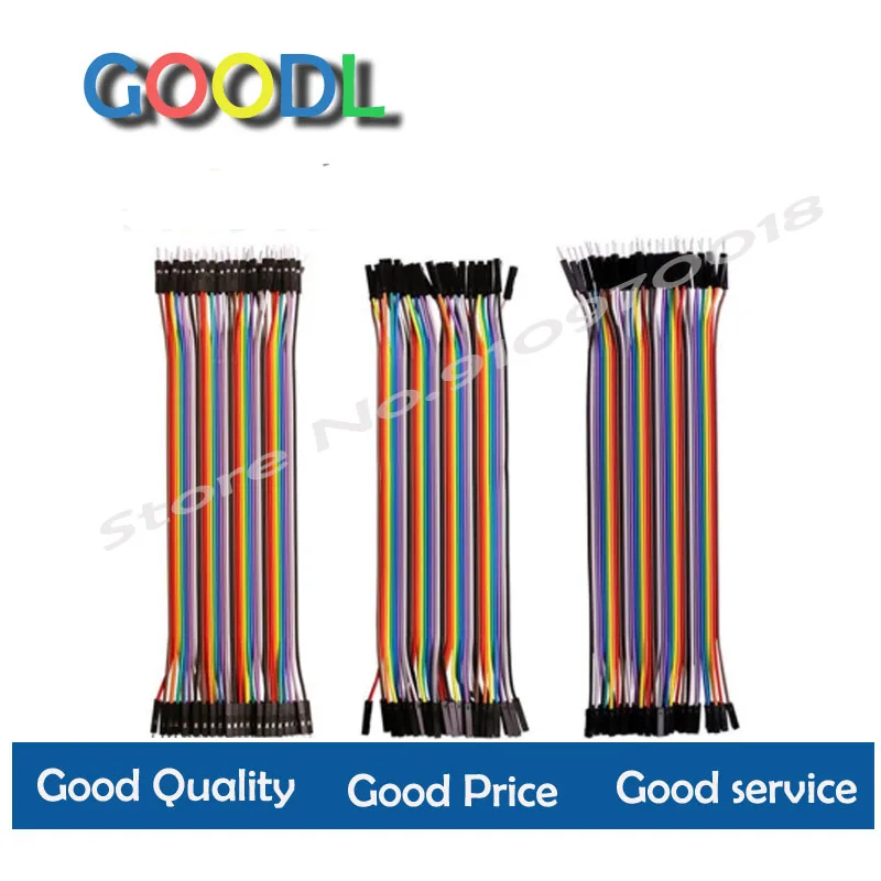 120pcs 40PIN 20CM Dupont Line Male to Male + Female and Female to Female Jumper Dupont Wire Cable For Arduino DIY KIT