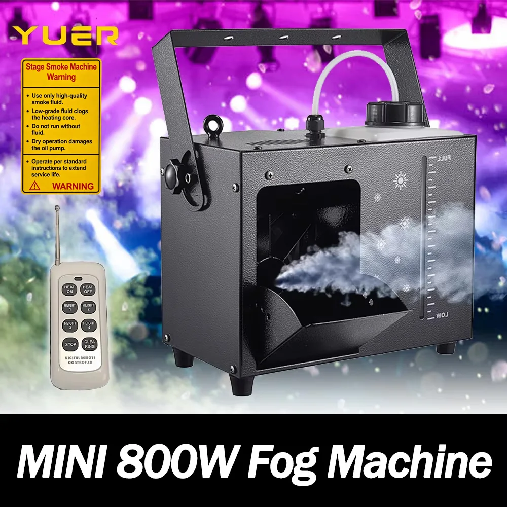 

Мини 800 Вт противотуманная машина с дистанционным управлением DMX512, дымовая машина для Dj Disco, Рождества, Хэллоуина, клуба, бара, вечеринки, сцены, световой эффект