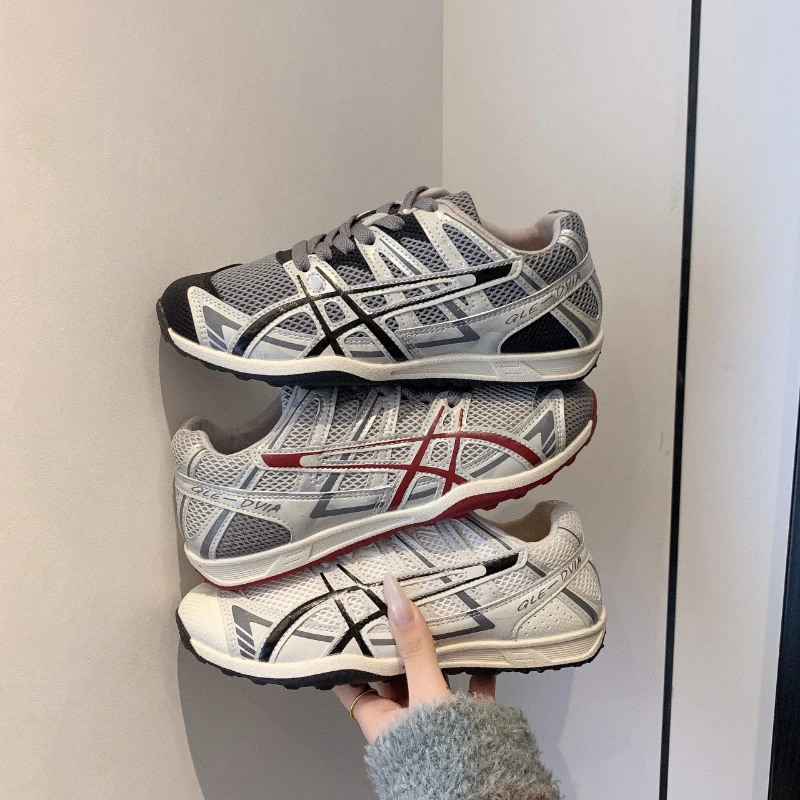 أحذية رياضية شبكية مضادة للانزلاق للركض في الهواء الطلق أحذية رياضية نسائية مريحة تسمح بمرور الهواء أحذية ركض عصرية للمشي للسيدات #3