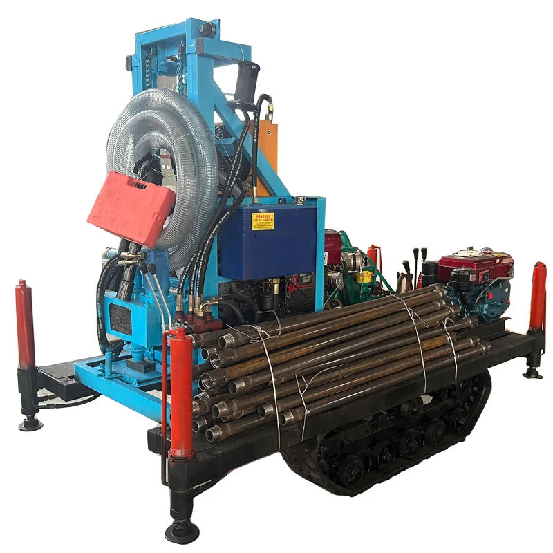 Automatic Crawler Water Well Drill Rig 180M Hydraulic Diesel Borehole Well Drilling Machine