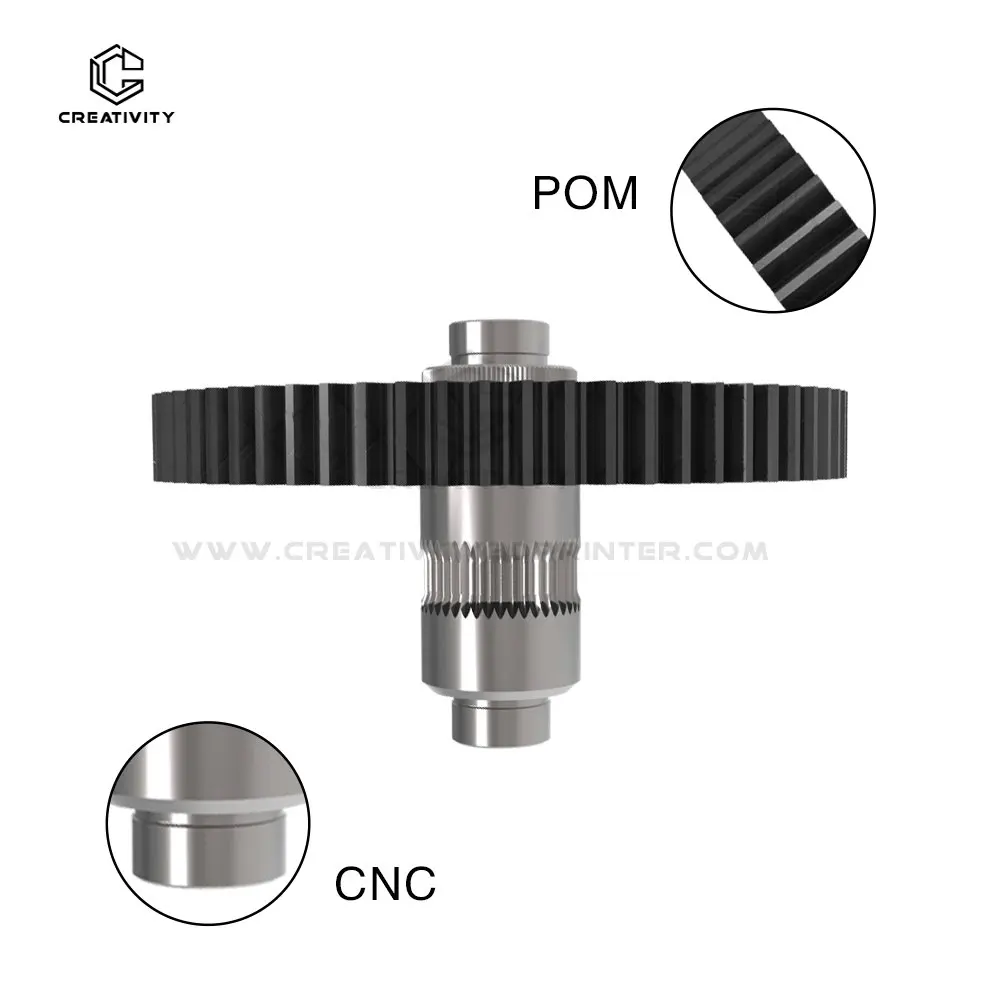 Artillery Genius 사이드 와인더 3D 프린터용 금속 압출기 레벨 기어, 호넷 타이탄 에어로 압출기, 창의력 업그레이드, 1.75mm