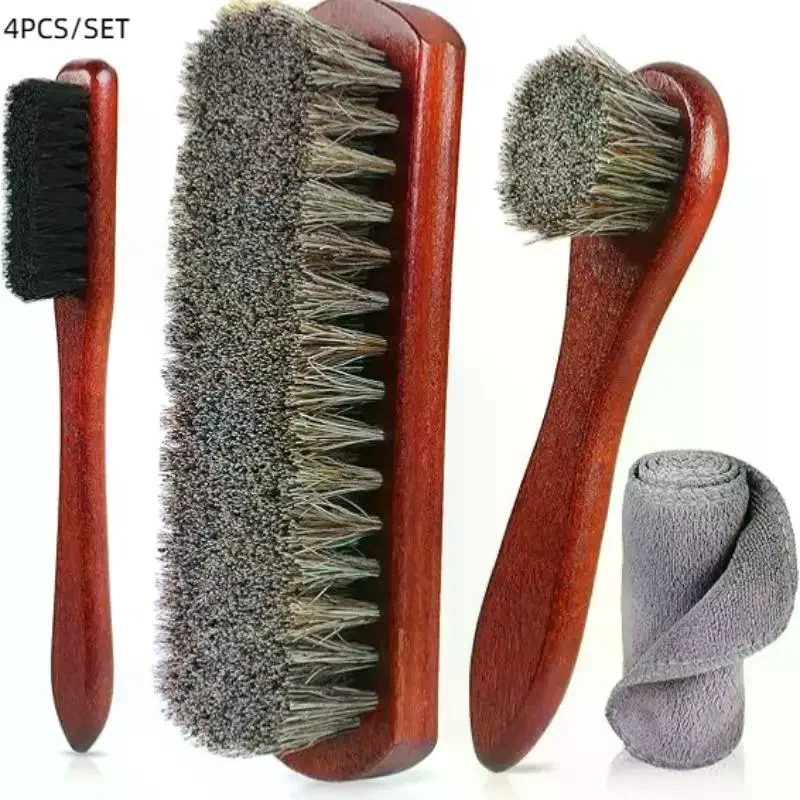 Brushing Boot Horse - 4 Adet At Kılı Parlatıcı Ayakkabı