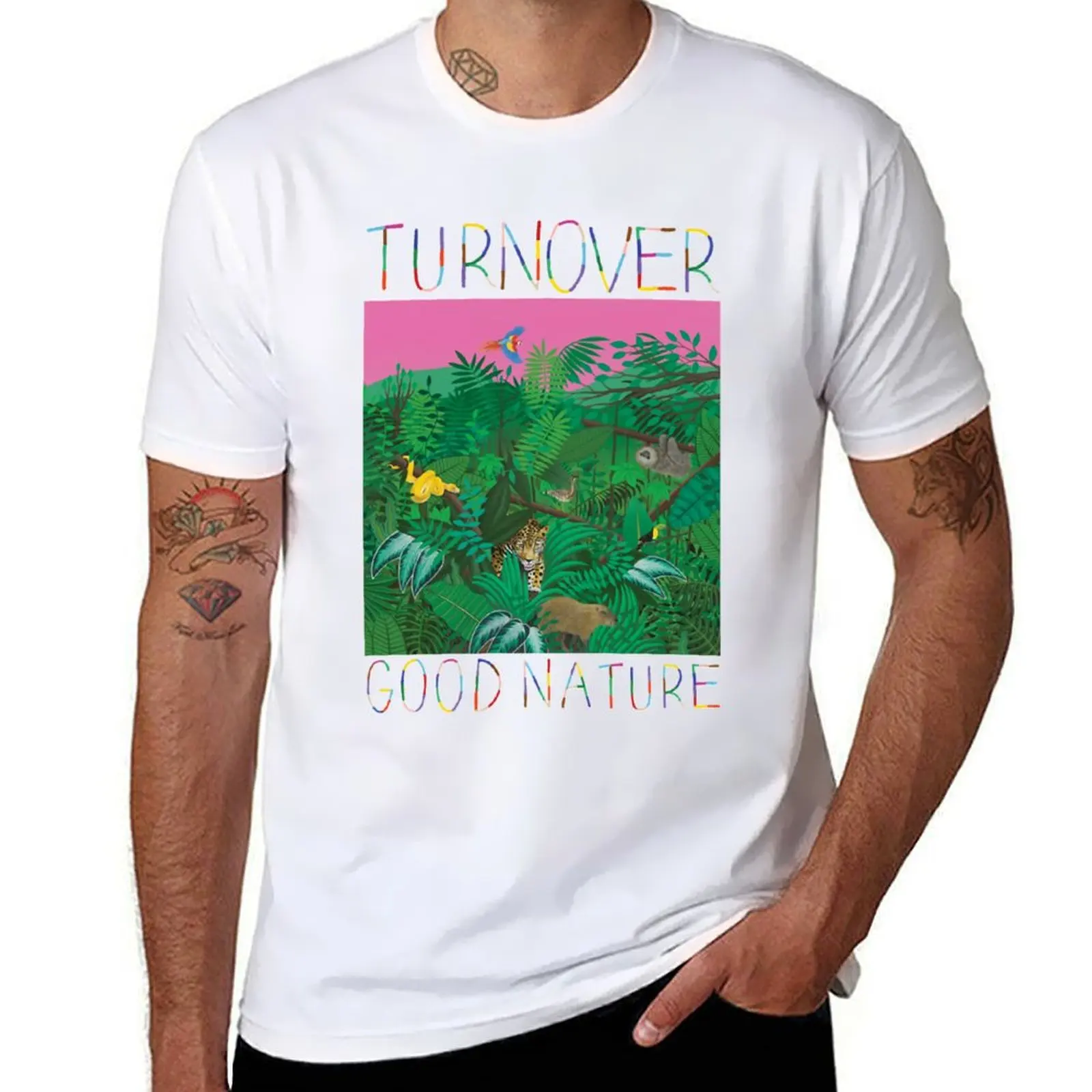 

TURNOVER BAND MERCH T-Shirt cotton tshirt 100% anime tshirt T-Shirt