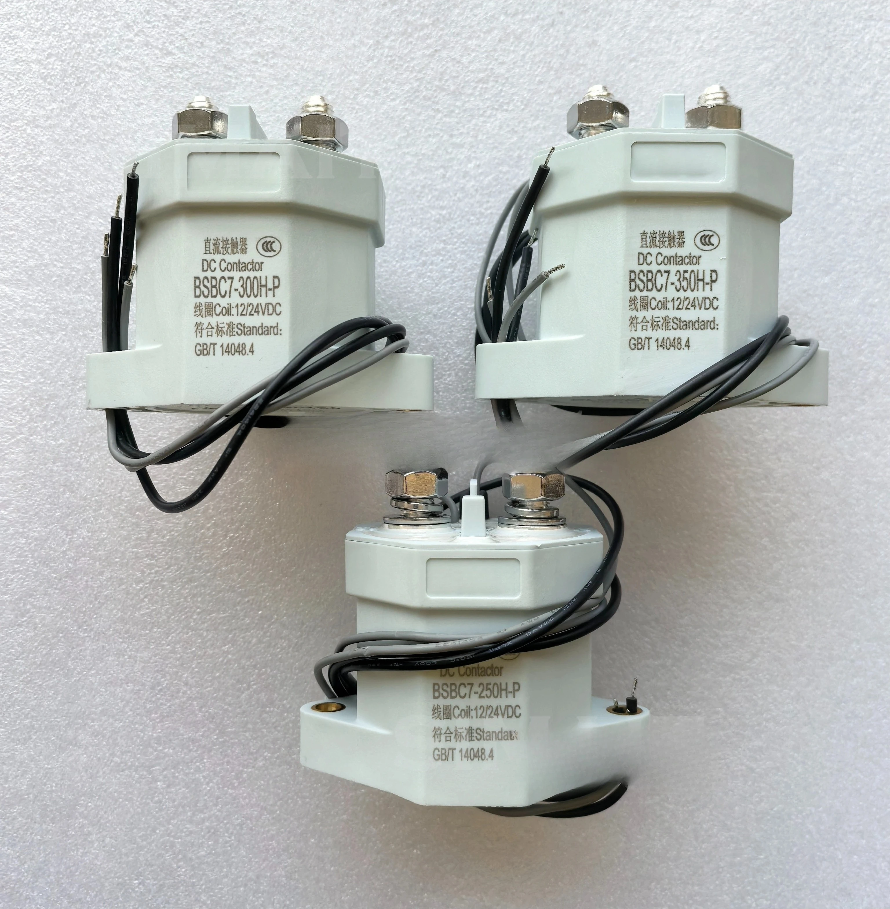 DC Contactor BSBC7-300 300A 12~1000V, Coil Voltage Optional 12/24/48/72V, EV BESS Solar Use