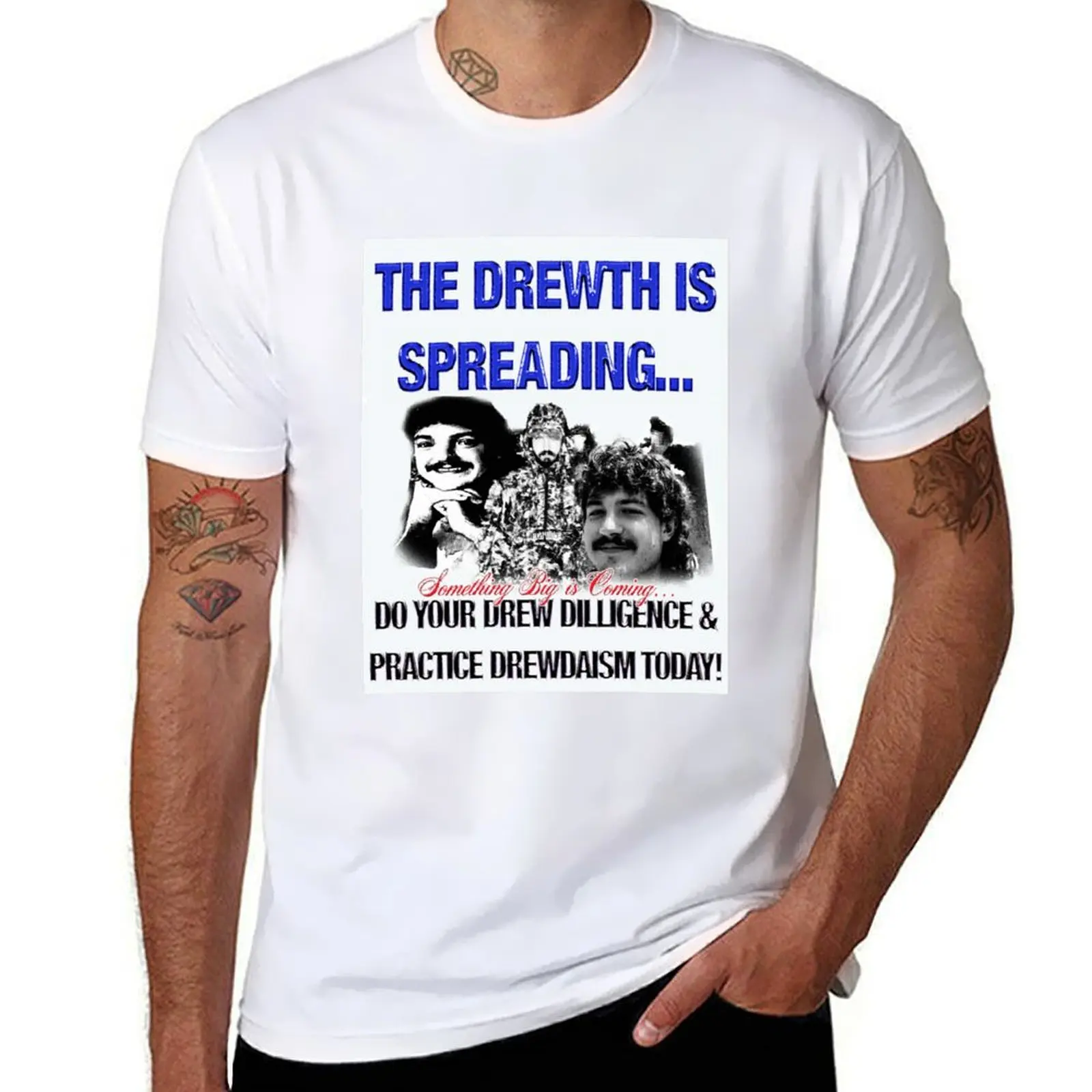 

The Drewth is Spreading Emergency Intercom T-Shirt t shirts designer g man t shirts for men t shirts for man pack cotton T-shirt