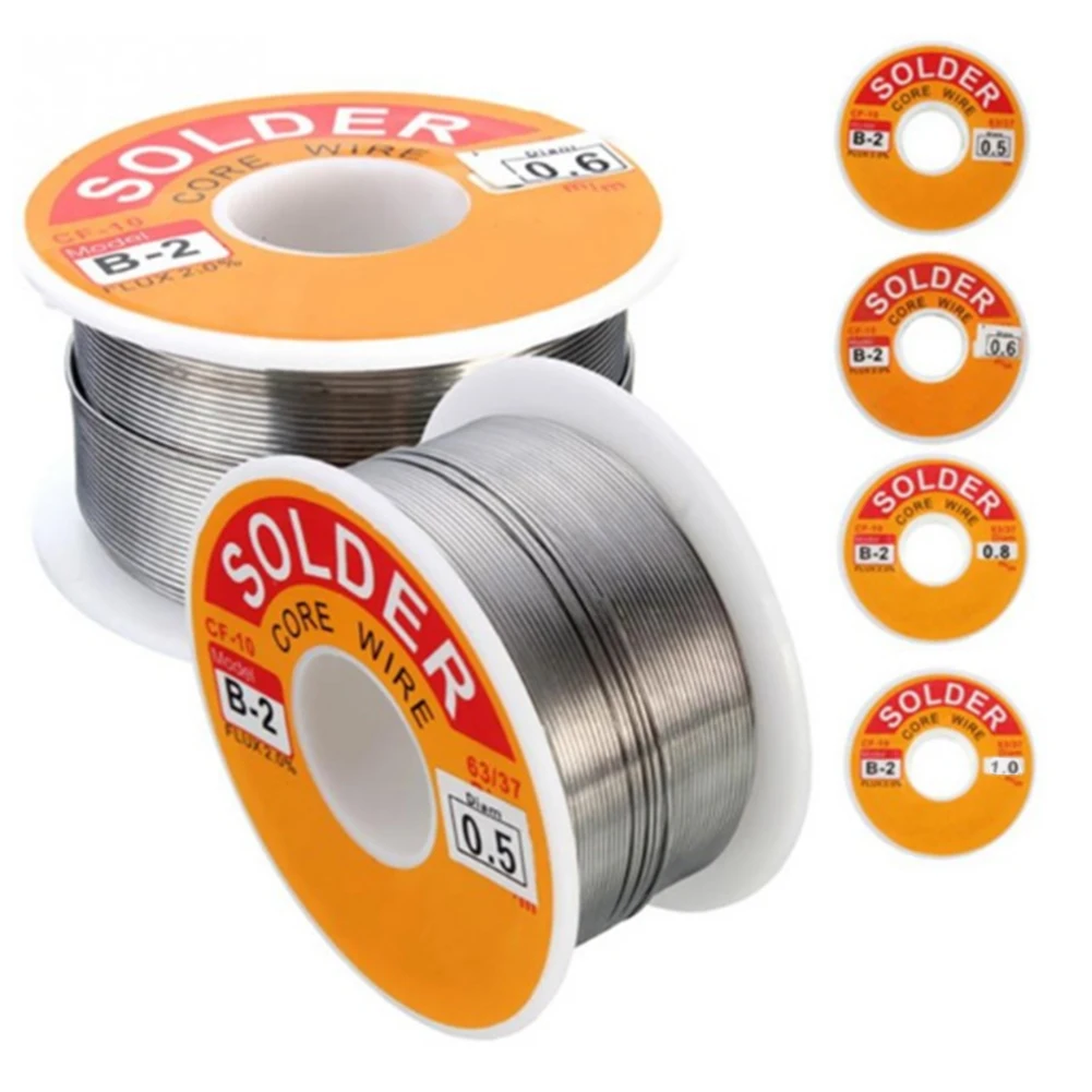 High Quality 63/37 Rosin Core Solder Wire Flow 2% Tin Solder Iron Wire 0.5mm-1.0mm 50g / 102g