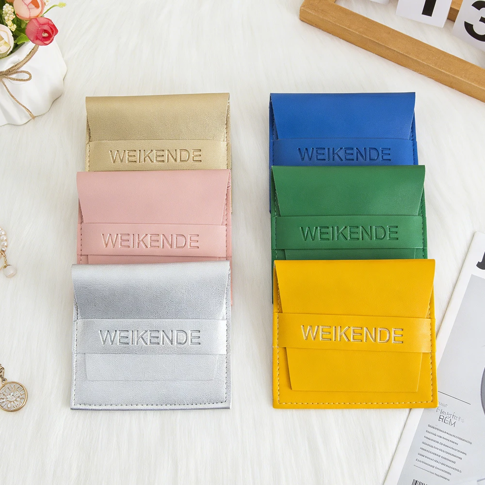 

Пользовательский логотип, оптом, 50/100 упаковок, ювелирные изделия, полоска из искусственной кожи, подарочная сумка, кольцо, серьги, браслет, свадебная сумка для конфет, сумка для хранения